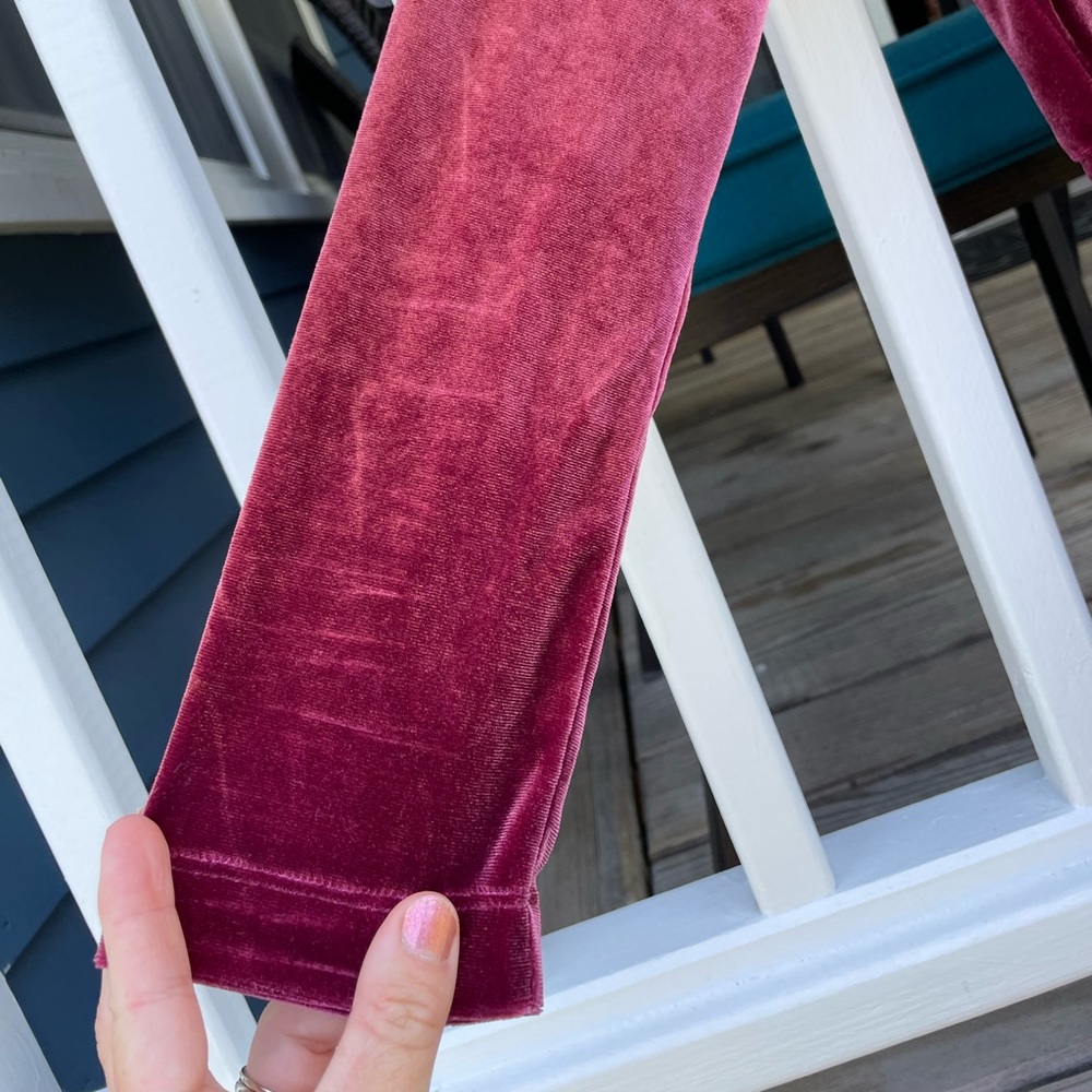 ❌SOLD❌ A New Day burgundy 3/4 sleeve velvet dress, size S - Picture 3 of 6